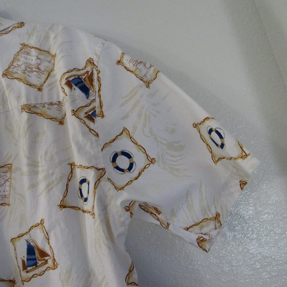 Natural Issue Shirt Sz L Nautical Sailboat Canada - Picture 10 of 14